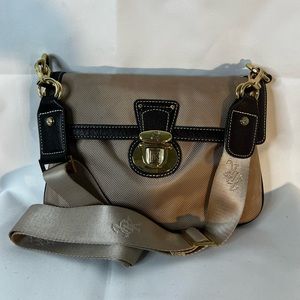 JPK Paris75 Signature Fabric Olivia Bag in Natural With Logo Hardware